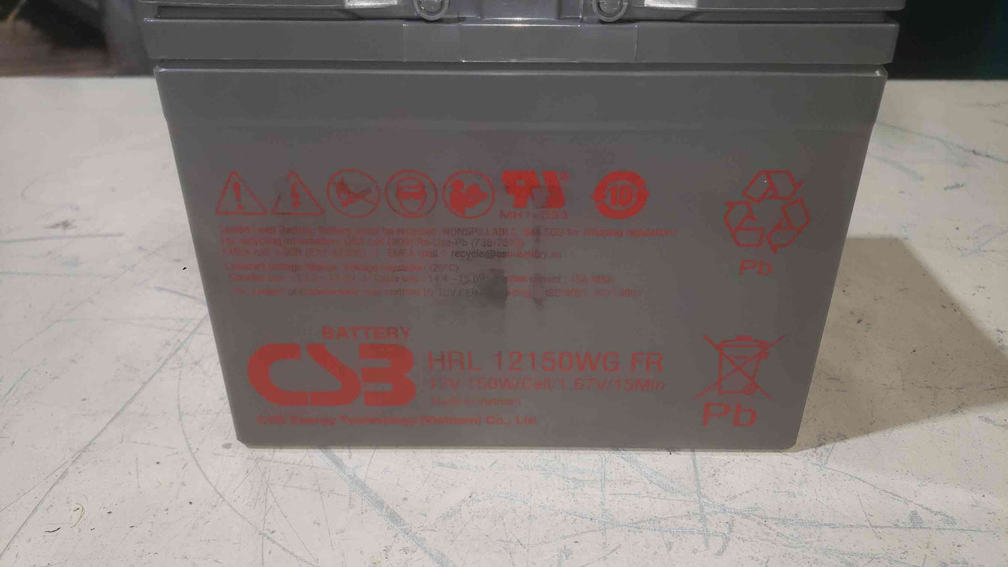 CSB HRL 12150WG FR 12V 150W SLA AGM UPS Battery Flame Retardant High Rate