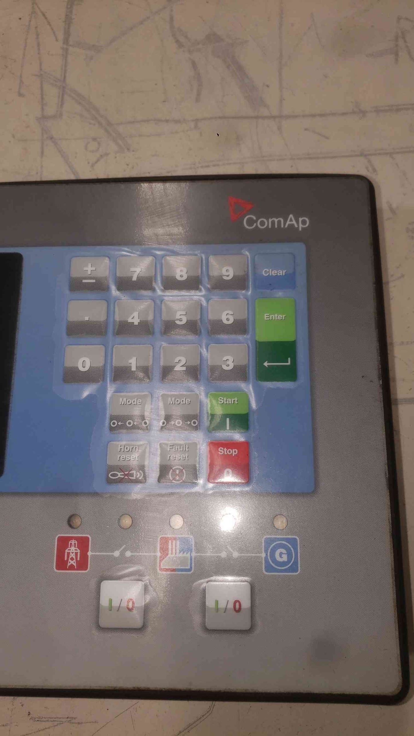 ComAp InteliSys NT IS-Display LT Gen-Set Generator Controller Module 090531AE