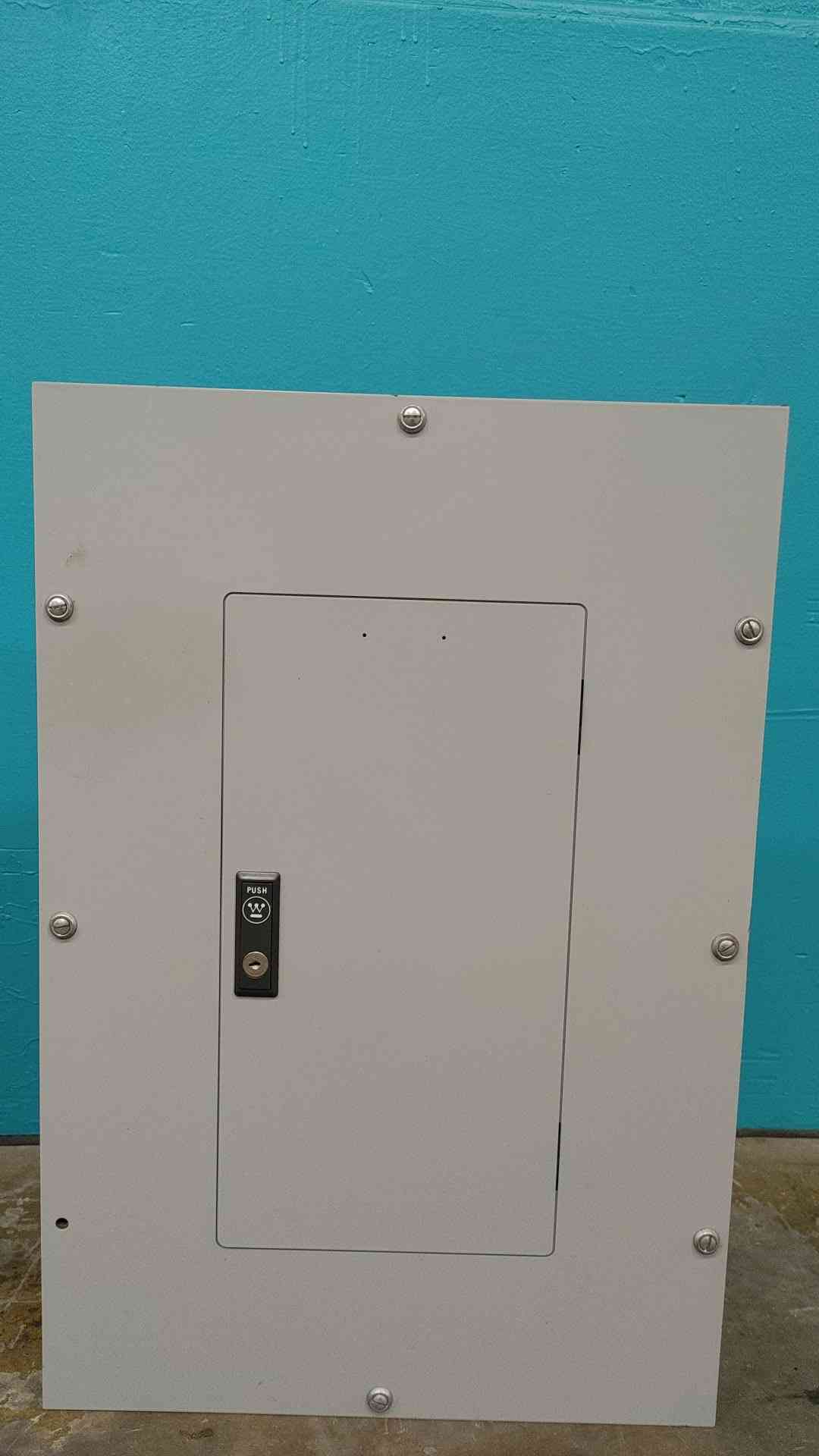 Square D I-Line Distribution Panelboard Loaded with 20A 40A 60A Circuit Breakers