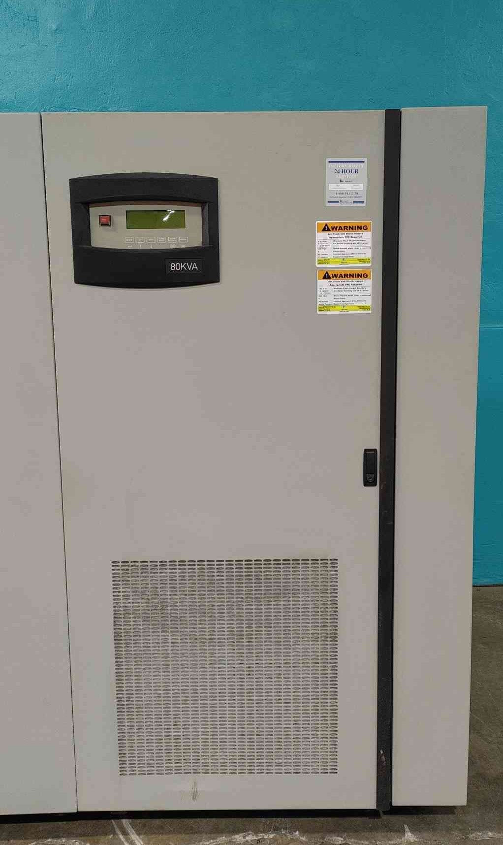 Liebert Npower 80kVA 64kW 3 Phase Online UPS Cabinet 480V 208V 37SA080A0C6E124