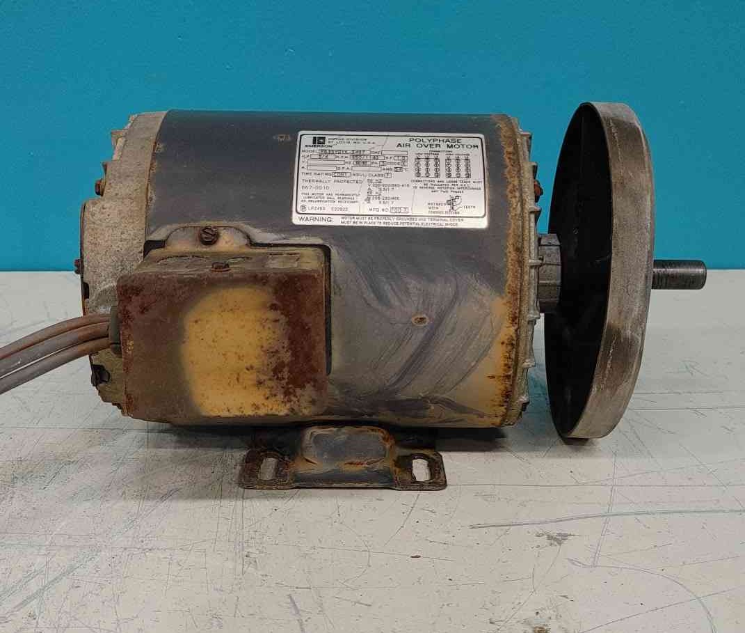 Emerson 3/4 HP 3 Phase Air Over Electric Motor 208-230/460V P63SYDYK-3497 HVAC