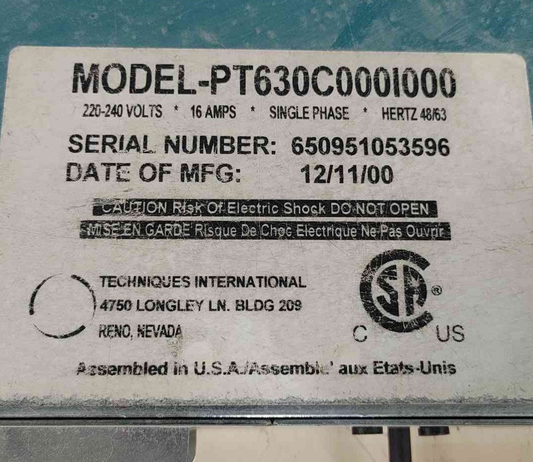 Power Techniques PT630C0001000 240V 16A 24 Outlet Dual Feed Rackmount PDU PT630
