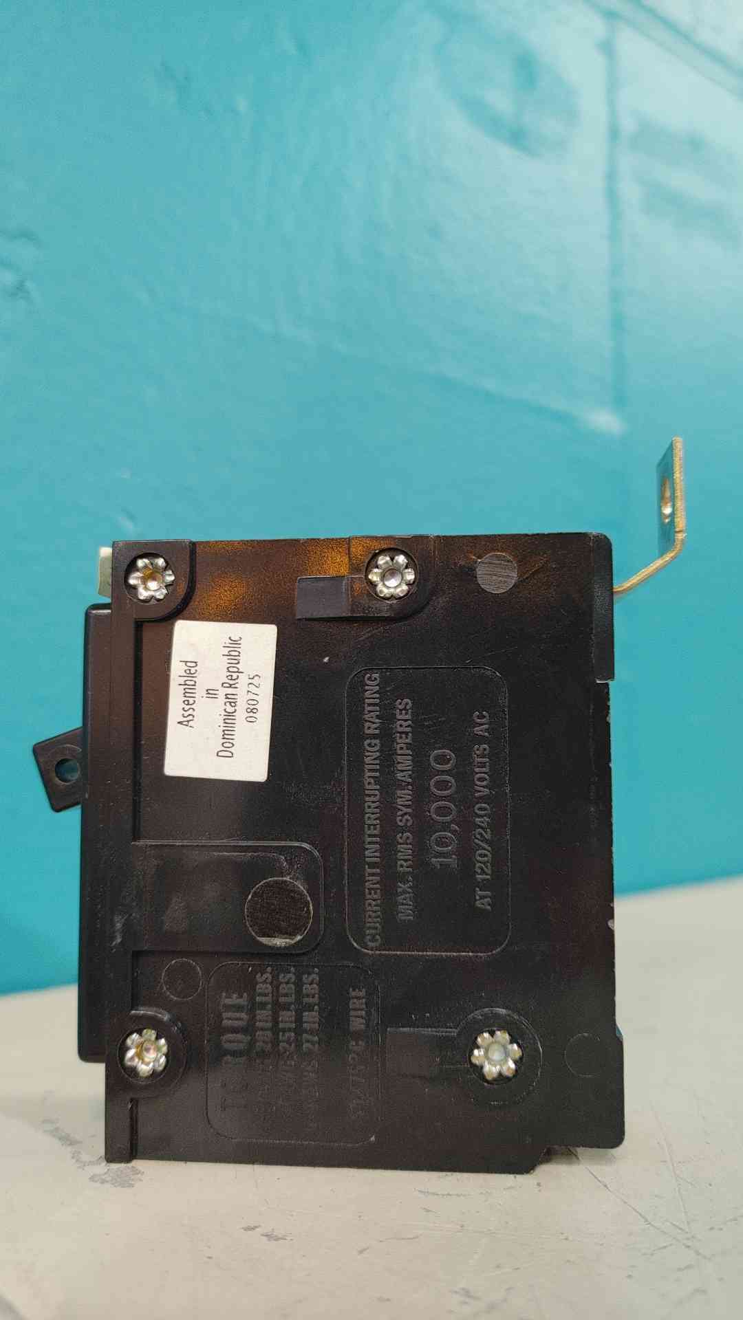Westinghouse BA1020 20 Amp 1 Pole Bolt On Circuit Breaker Type BA 20A 120/240V