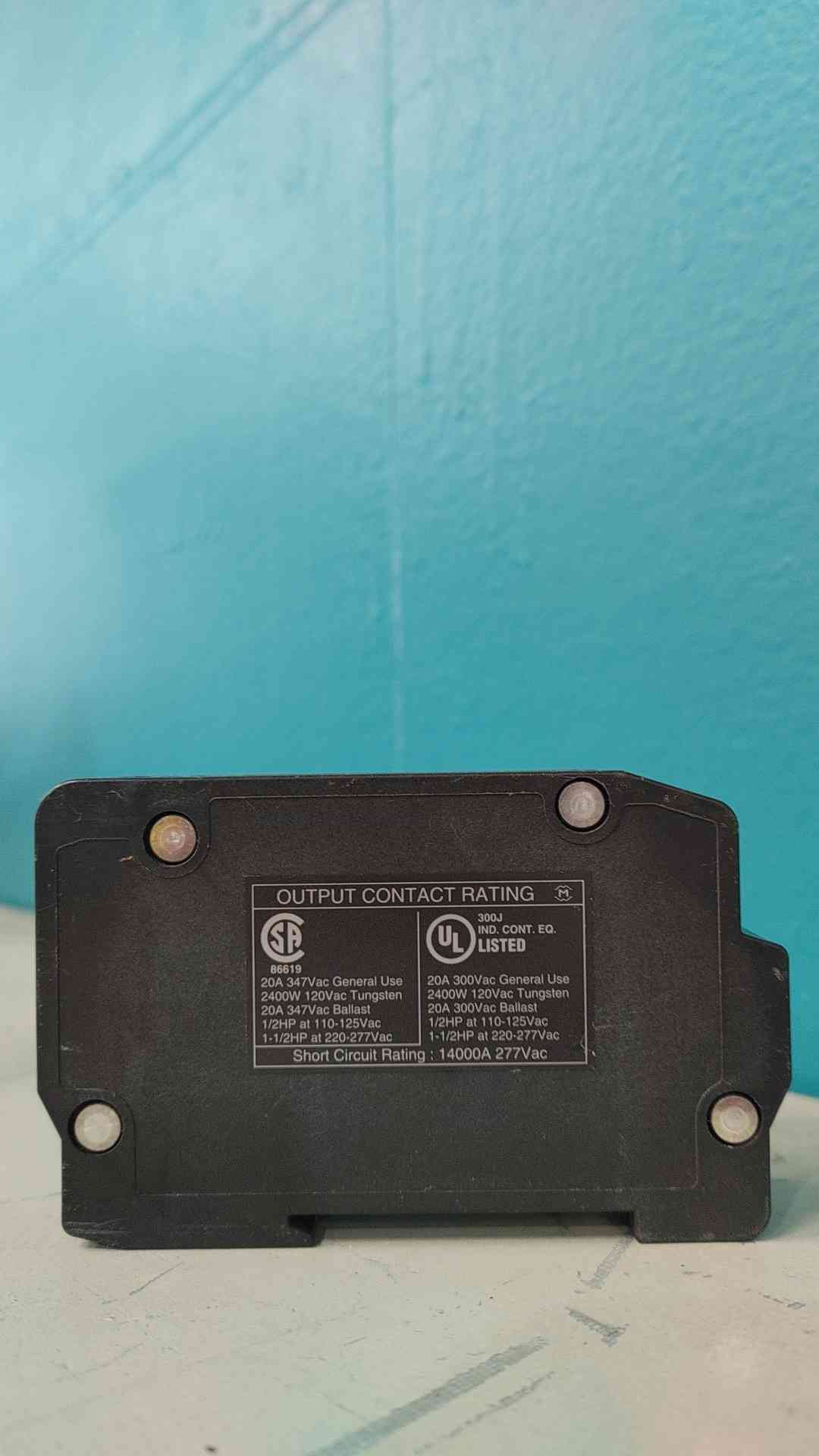 Panasonic WR6161K-84 20A 24VDC HID Lighting Control Relay WR6161K84