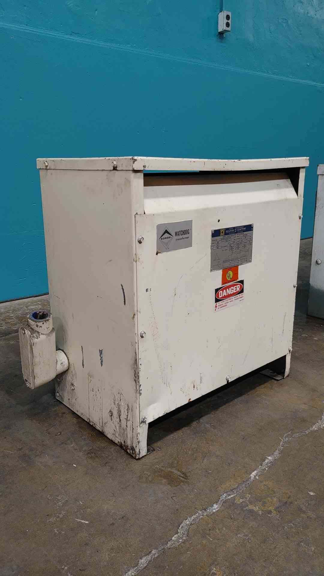 Square D Sorgel 30T3HB 30 kVA 3-Phase Transformer 480V Delta to 208Y/120V NEMA 2