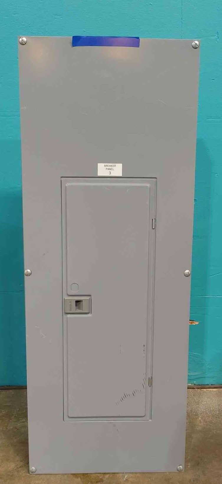 Square D 200A 120/240 Electrical Load Center Panel Interior Door Wiring Diagram Label (Sku:114402)