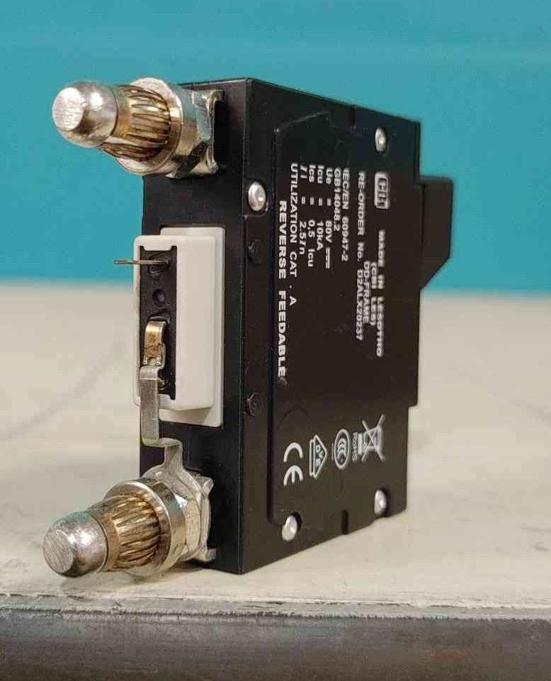 (New) CBI 50A DC Bullet Circuit Breaker D2ALX20237 80V 407998228 Telecom BDFB PDU