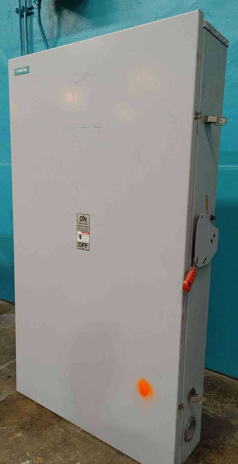 Siemens HF368N 1200A 600V 3P Fusible Safety Switch Disconnect Bussmann KTU-1200