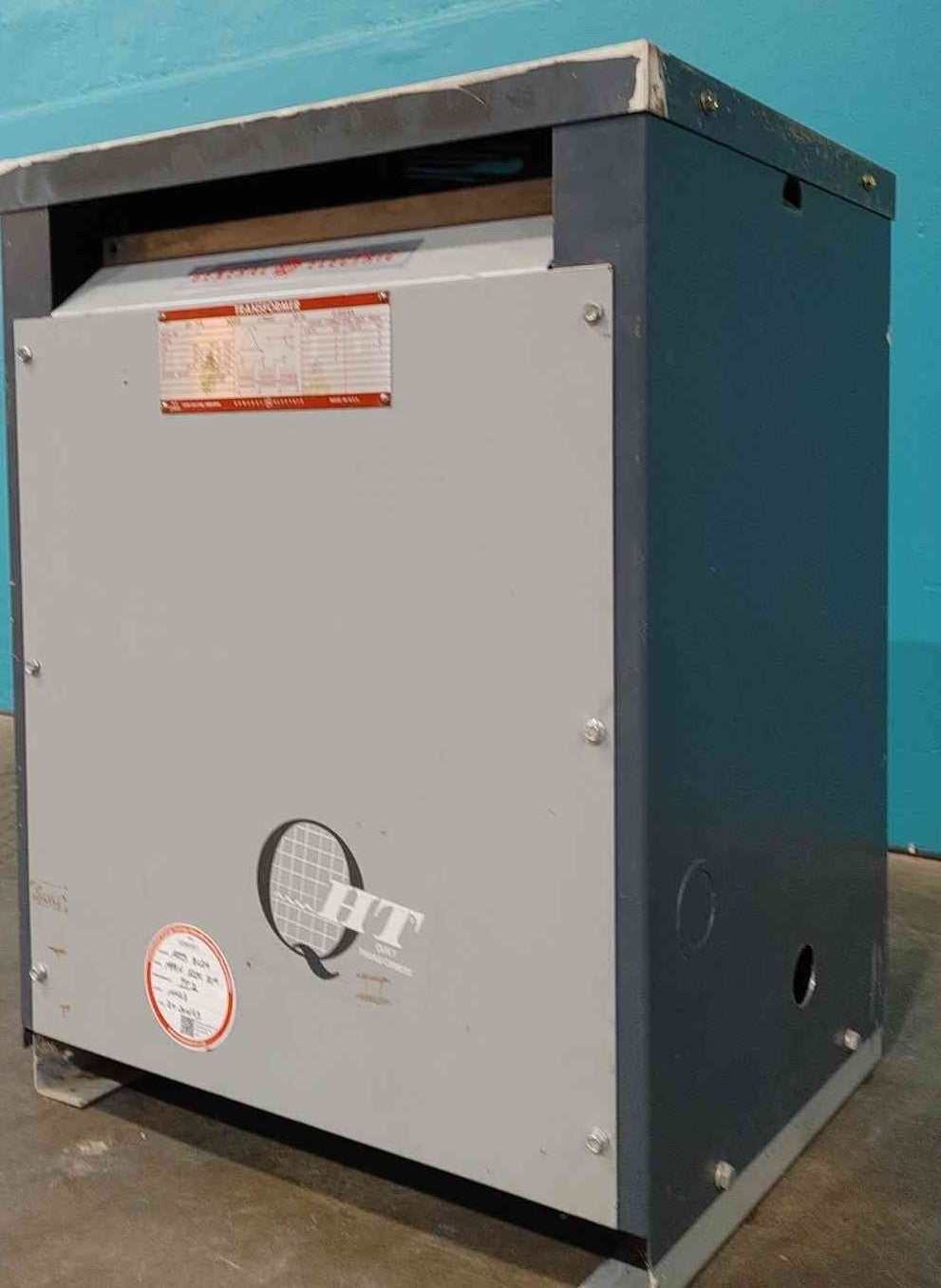 GE 45 KVA Dry Type Transformer 3PH 480V 208Y/120V Quiet Type 9T25A3873 9T23B3873