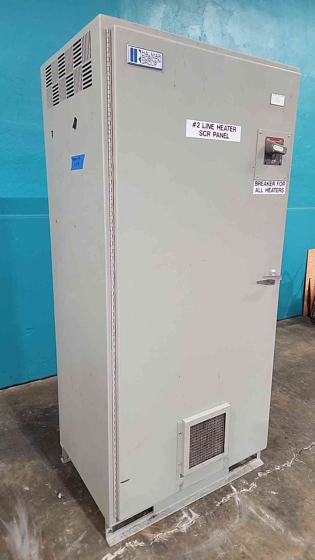 Halmar Robicon Multi Zone SCR Power Control Panel 406152.00 Heater Control Panel