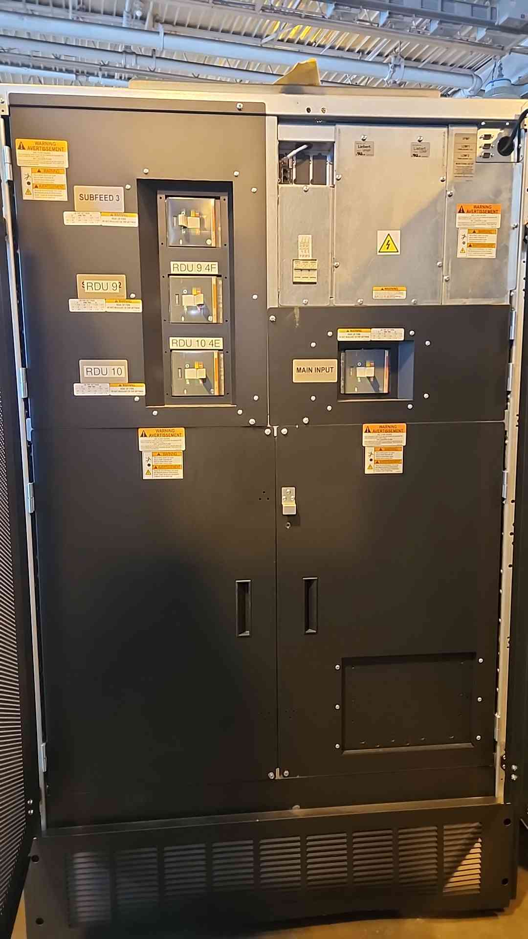 Vertiv Liebert FPC 150kVA Data Center PDU 480V to 208/120V FPA15C417GS0251 2017
