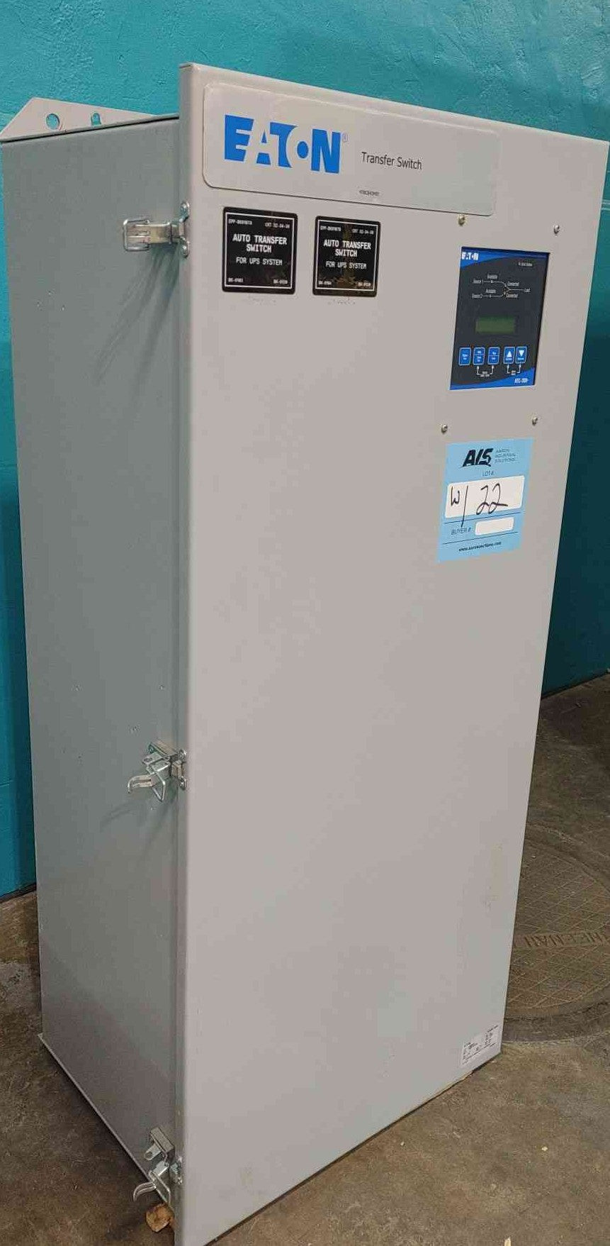 Eaton 100A Automatic Transfer Switch 480V 3Ph 3-Pole ATC-300+ ATH3FDA30100XSU