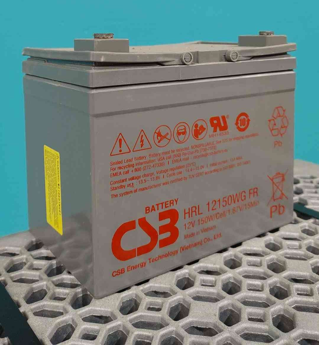 CSB HRL 12150WG FR 12V 150W/Cell High Rate VRLA AGM Battery UPS Replacement