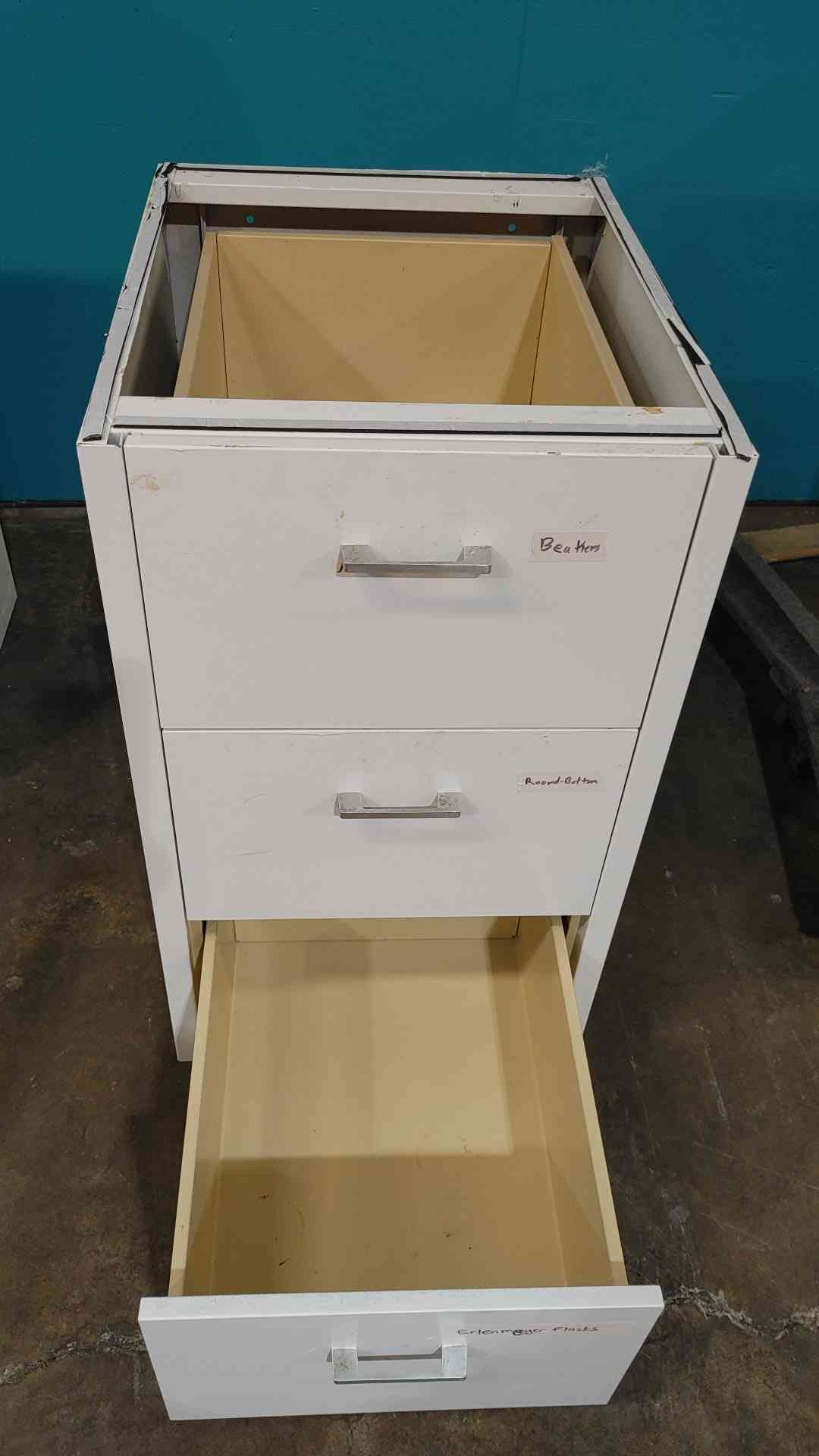 23" DuraLab White Case Work Cabinet (Sku 115110)-