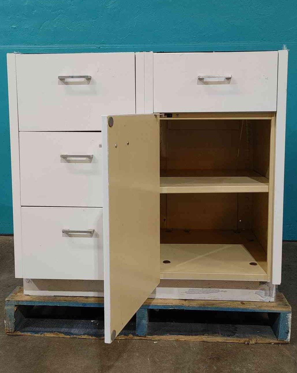 St. Charles 35" White Casework Cabinet (Sku 115113)