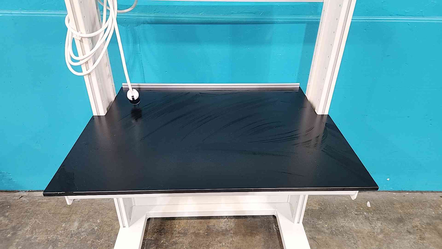 Rolling 42" Lab Desk W/ PDU Strip (SKU: 115142)