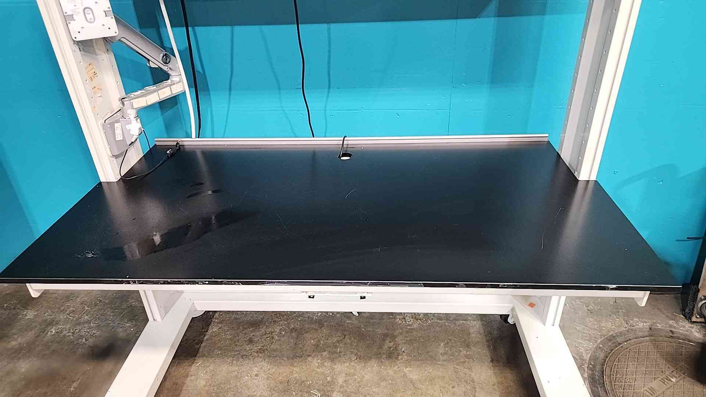 5' Rolling Lab Desk/Table W/PDU Strip (SKU: 115161)