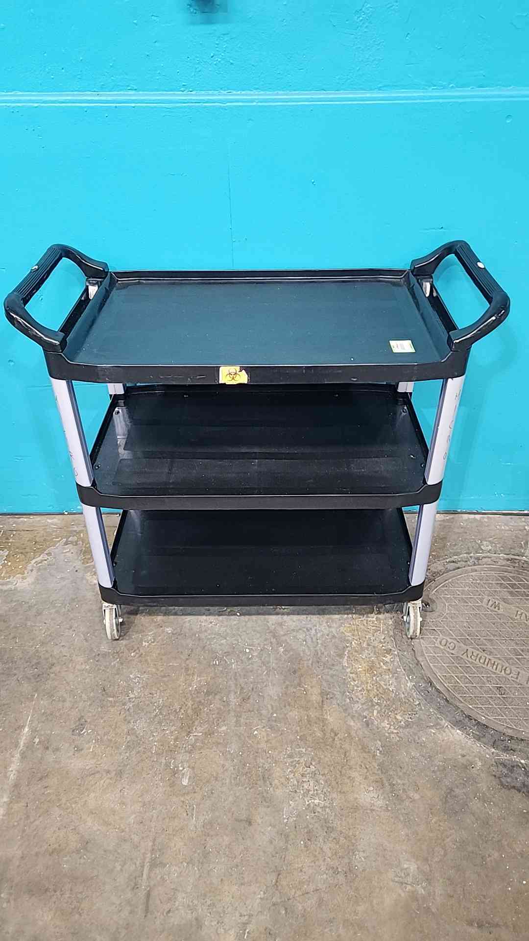 Rolling Plastic 3 Tier Cart (SKU: 115146)