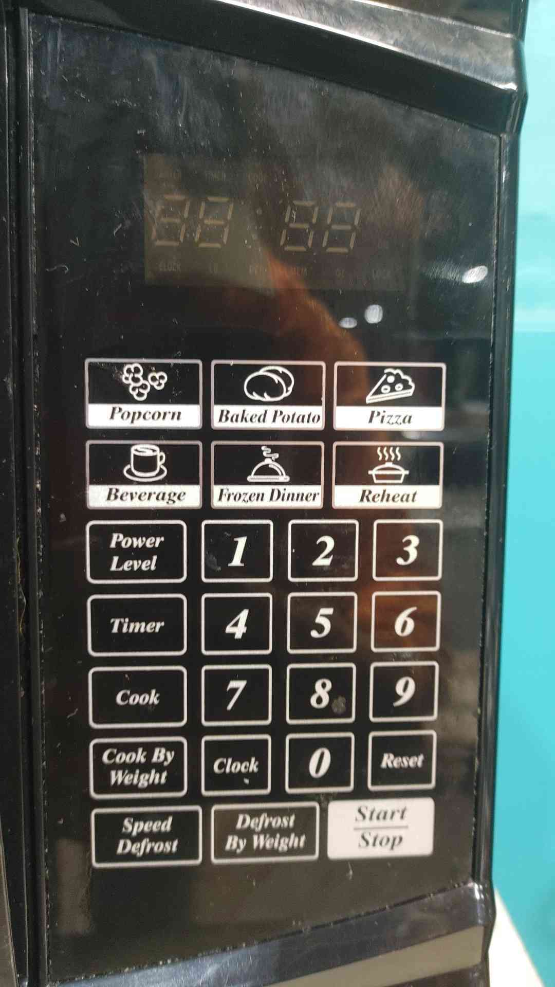 Sunbeam 1000W Black Countertop Microwave Oven 1000 Watts Digital Touchpad Glass