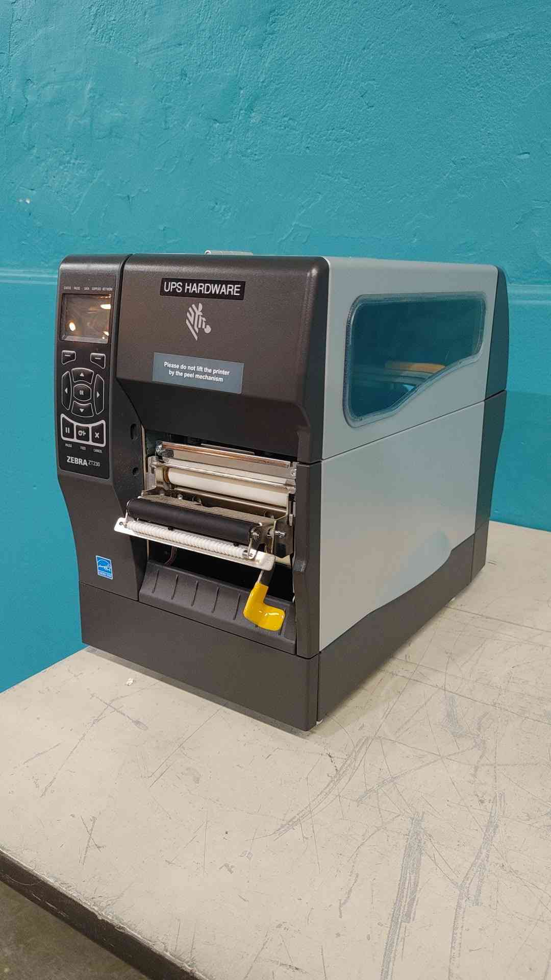 Zebra ZT230 Industrial Thermal Label Printer 203 DPI w/ Peel Off Module Peeler