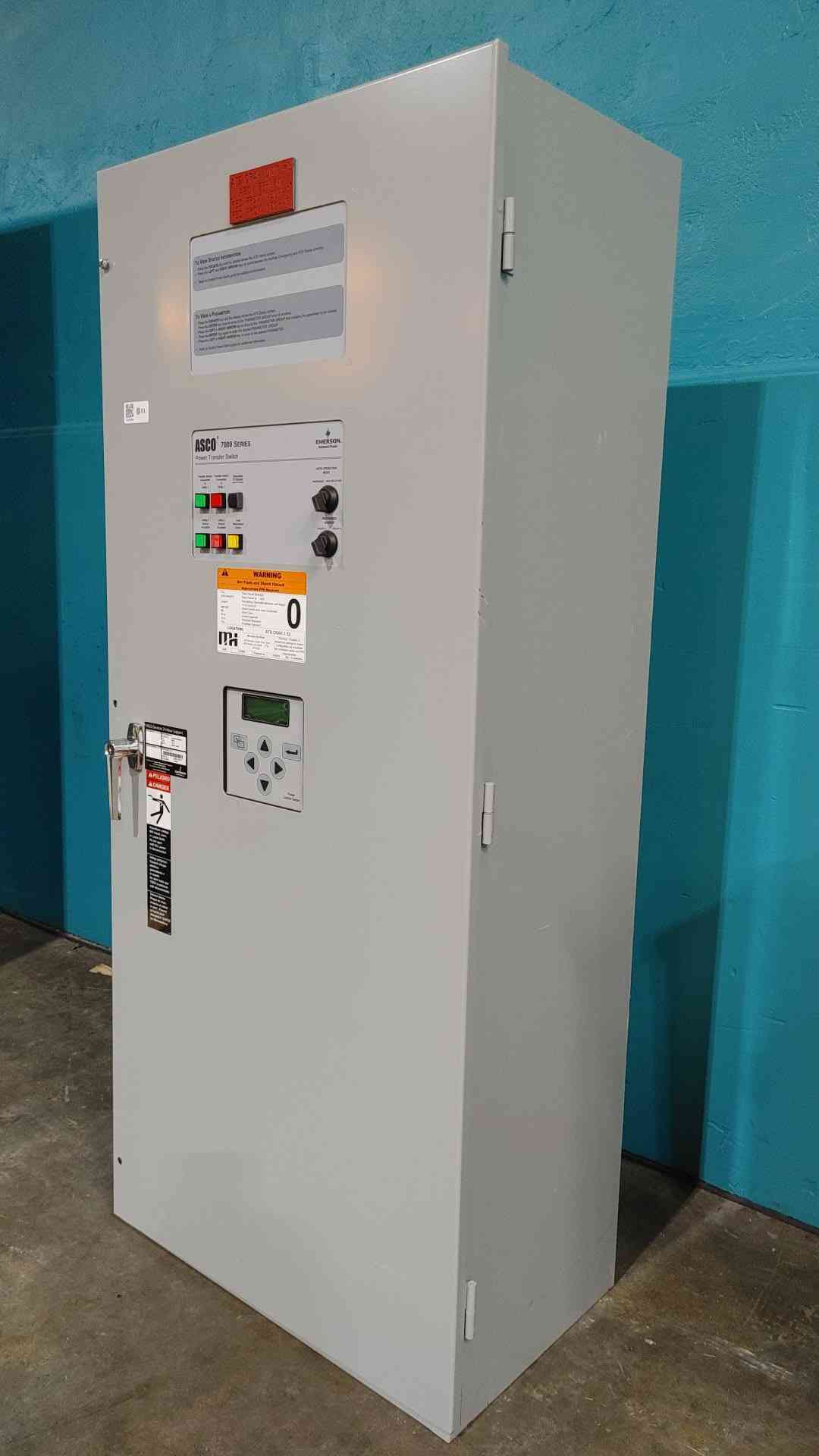 ASCO 7000 Series 115A Automatic Transfer Switch 480V 3Ph ATS J7ADTS030150N5XC