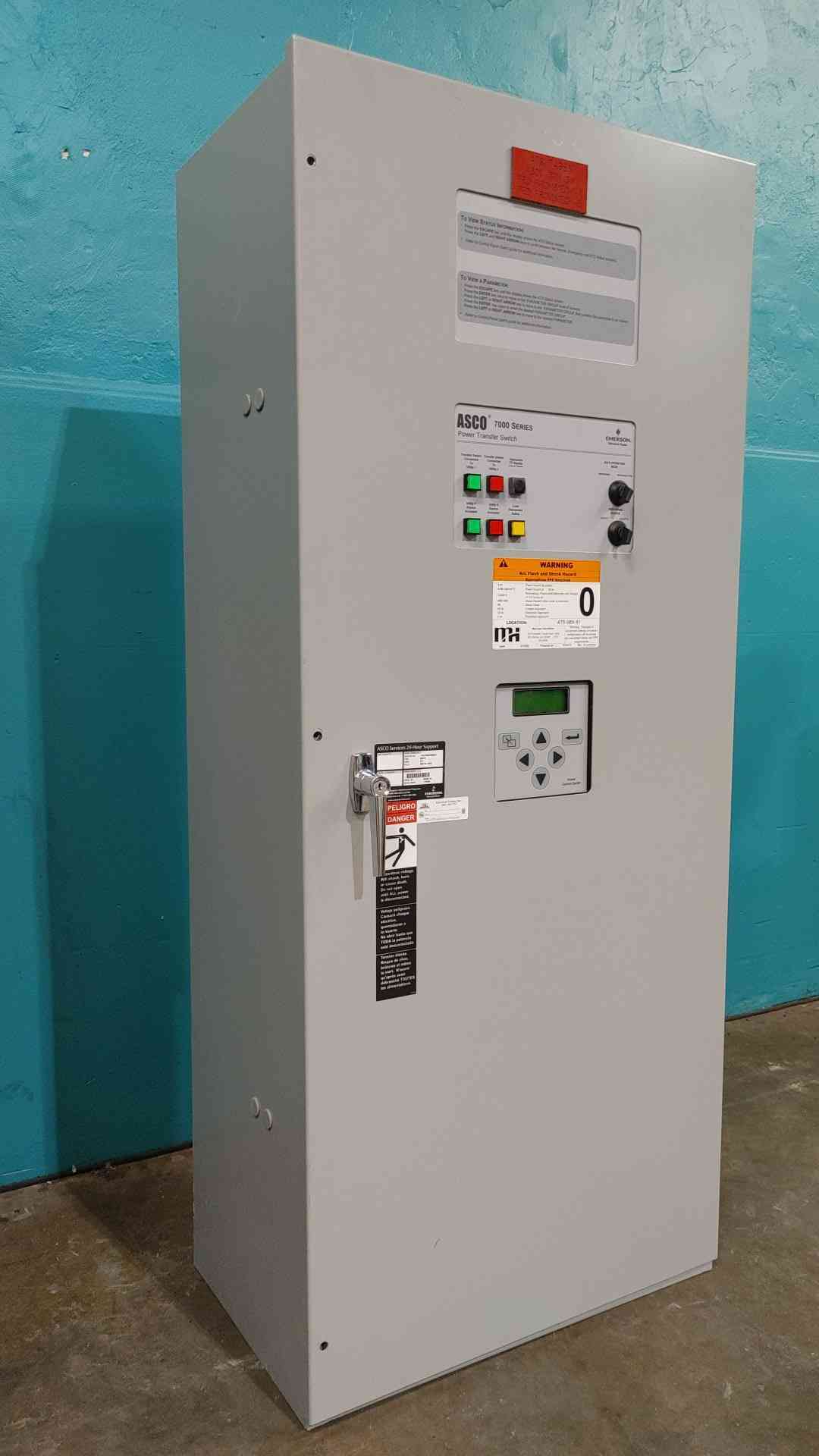 ASCO 7000 Series 65A Automatic Transfer Switch 480V 3Ph ATS J7ADTS030150N5XC