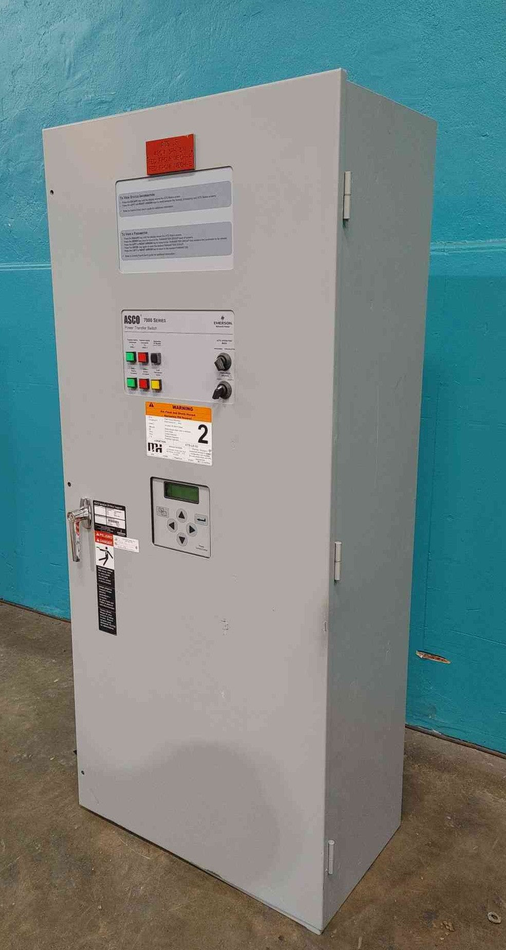 ASCO 7000 Series 150A Automatic Transfer Switch 480V 3Ph ATS J7ADTS030150N5XC