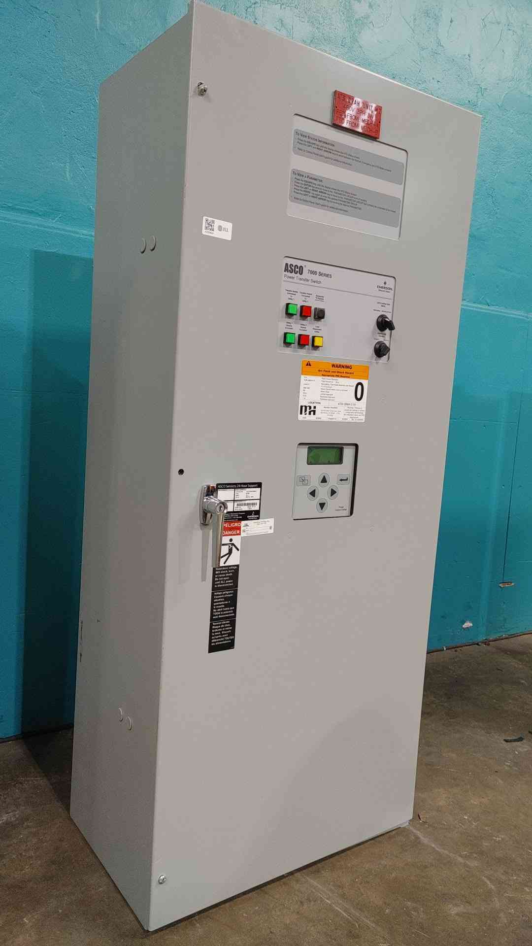ASCO 7000 Series 30A Automatic Transfer Switch 480V 3Ph ATS J7ADTS030150N5XC