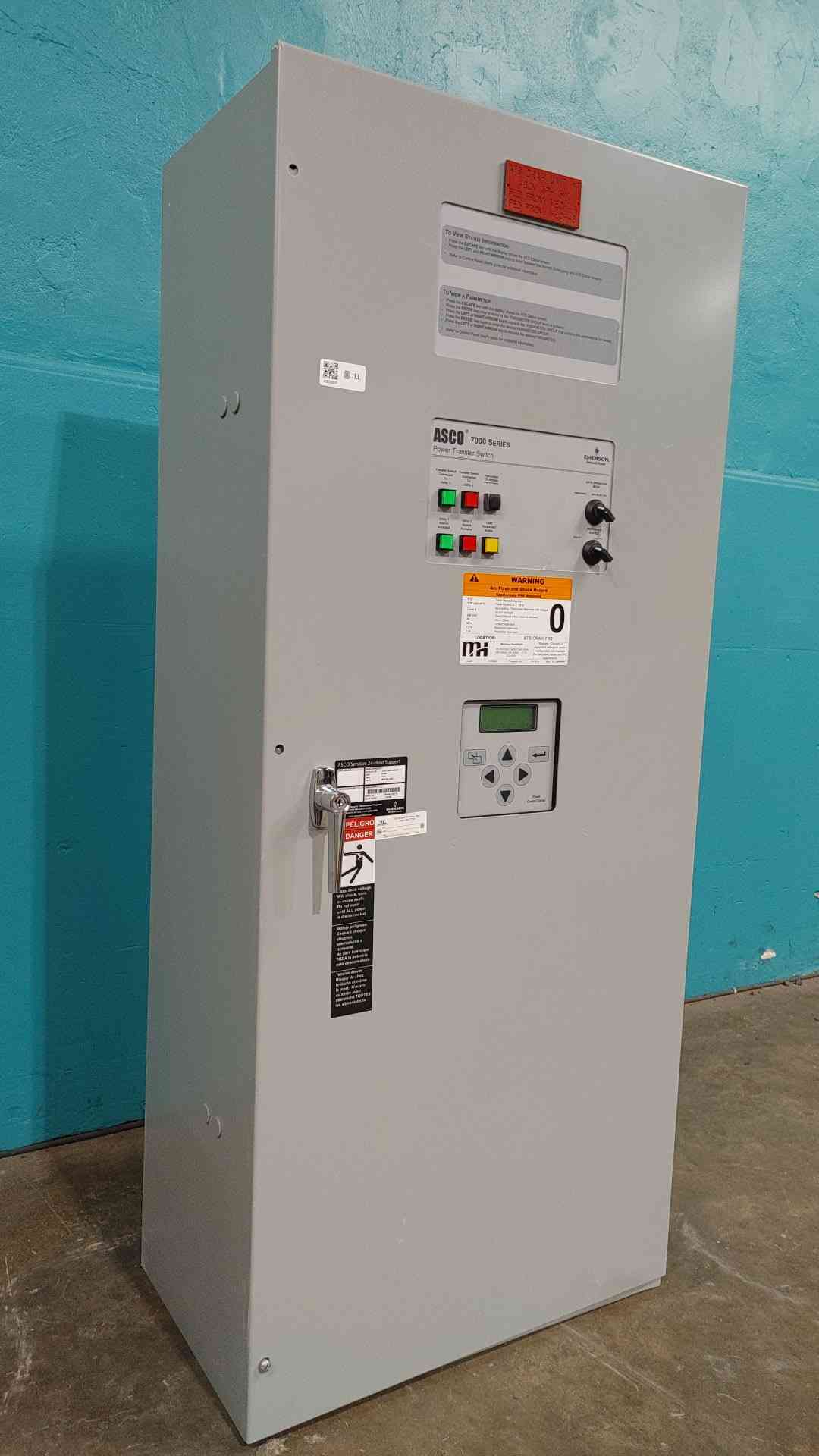 ASCO 7000 Series 115A Automatic Transfer Switch 480V 3Ph  ATS J7ADTS030150N5XC