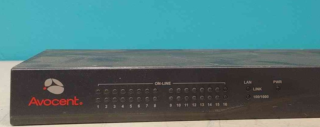 Avocent DSR1020 16-Port KVM over IP Switch 1U Rackmount Server Console Switch