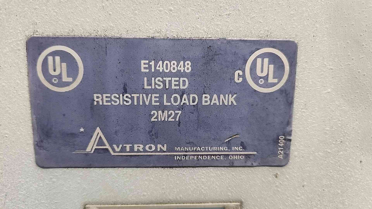 Avtron K875A 1250kW 480V 3PH Outdoor Resistive Load Bank Generator Test NEMA 3R