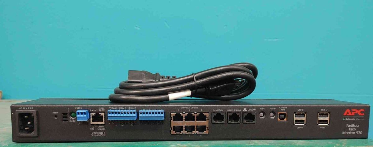 APC NetBotz Rack Monitor 570 NBRK0570 Environmental Appliance Security Unit
