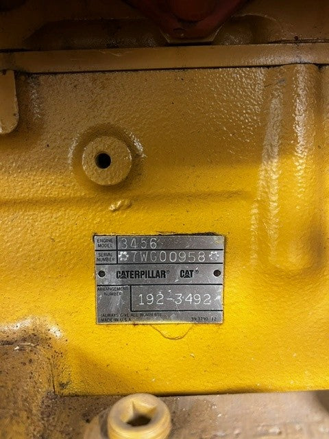 Caterpillar 3412 600 kW Diesel Generator Set 480V Standby Low Hours Base Tank