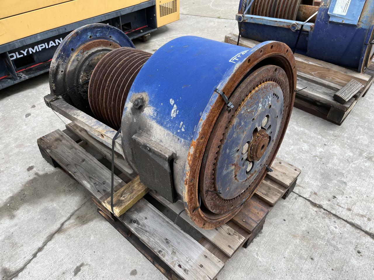 PTO Clutch for Industrial Engine up to 1000 HP w/ Outboard Bearing for Heavy Side Load Application w/ Air or Hydraulic Engage and Disengage