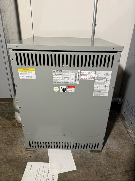 150KVA Dry Type GE K-Factor TransforMore 480v x 208/120 (SKU: 109721)