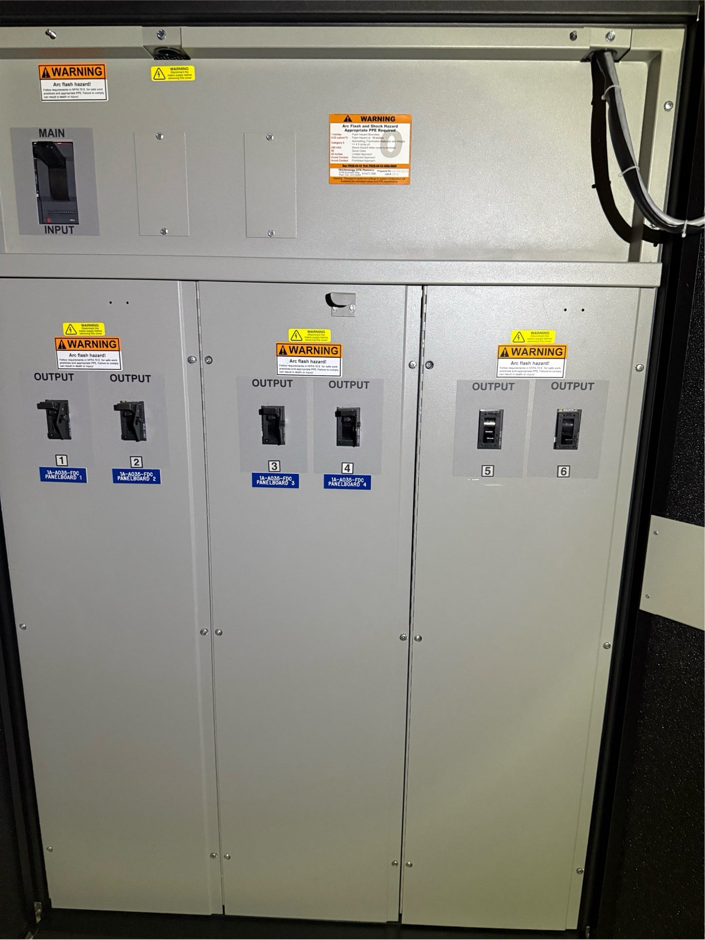Liebert PPA225D PDU 480 x 240v 3ph Step Down Power Distribution (SKU: 110069)