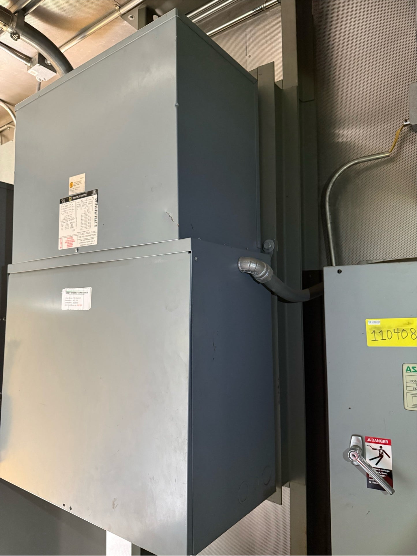 30KVA Square D Mini Power-Zone 3PH MPZ30T2F 480VX208/120