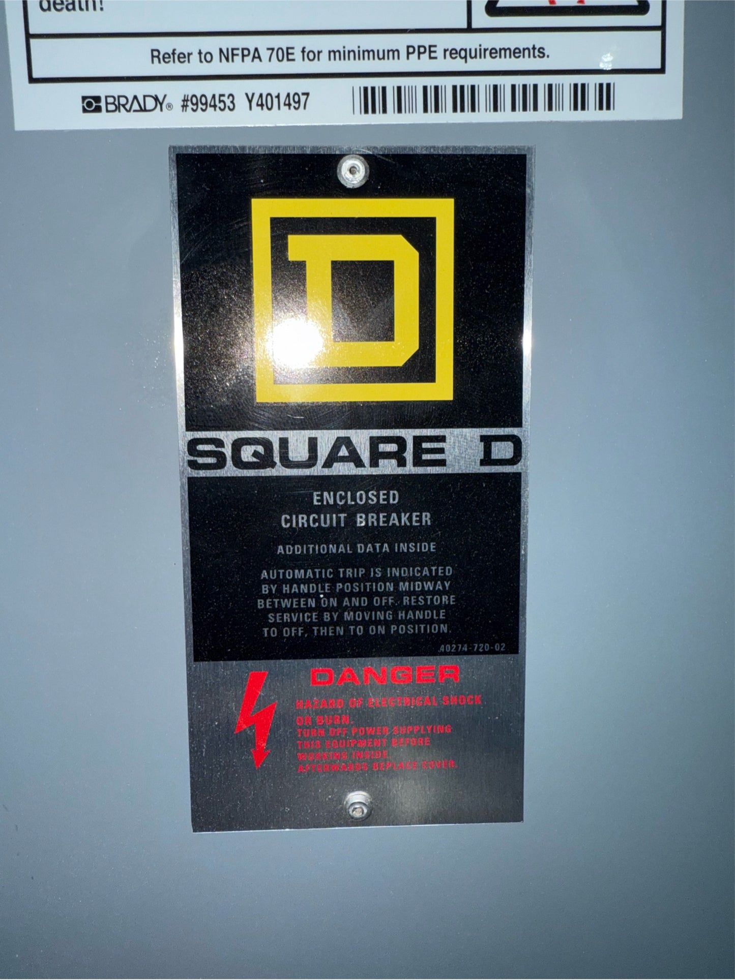 Square D Enclosed Circuit Breaker 800A Disconnect (SKU: 110468)