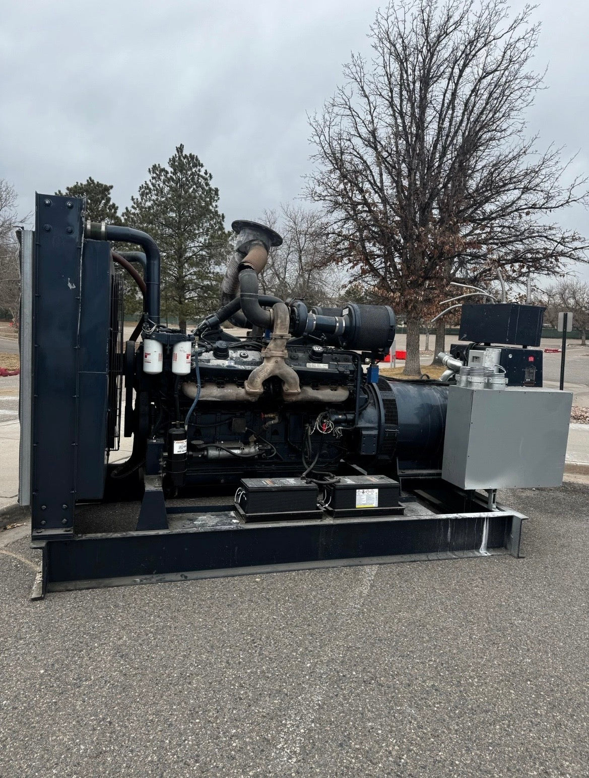 Detroit Diesel 16V92 Generator 660kW 600KW 700KW Marathon 1/3PH 395Hrs TESTED
