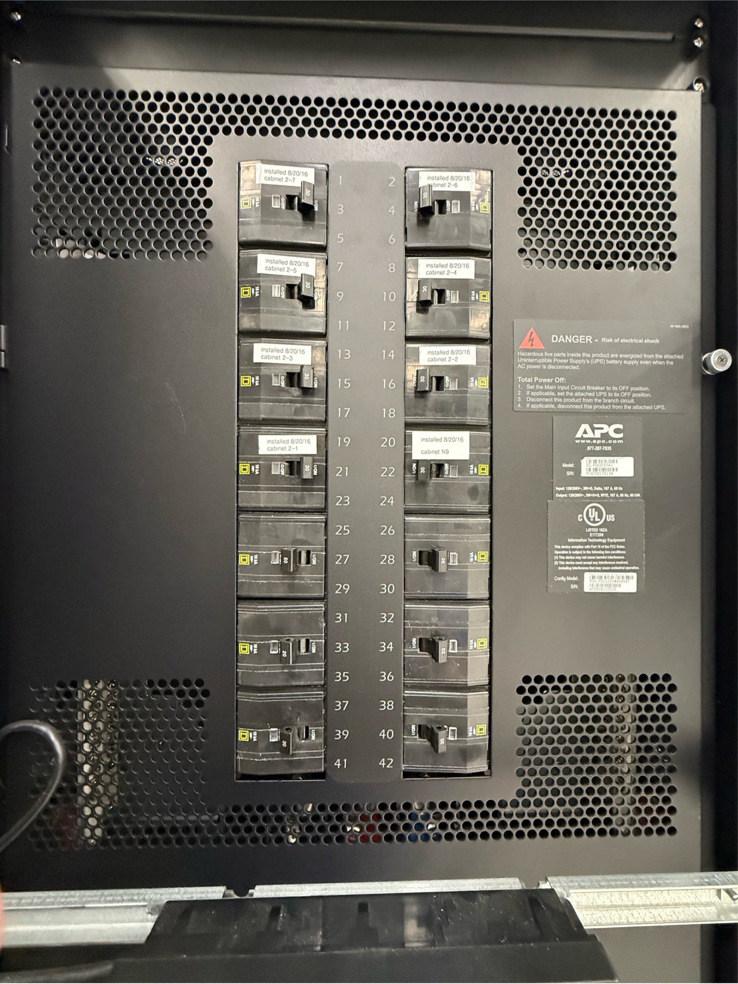 APC PDU OG-PD60F6FK1 60KVA 225A Main 480x208/120 PD60F6FK1 (SKU: 111102)
