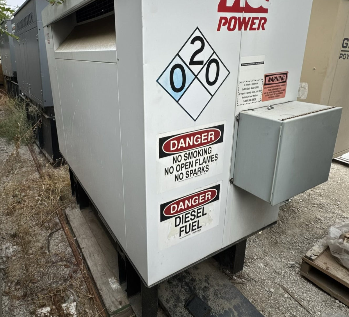 MQ Power MQP020PK 20 kW Diesel Generator Sound Enclosed Subbase Fuel Tank 2009