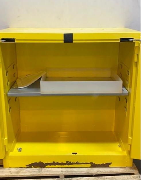 JAMCO 22 Gallon Flammable Storage Cabinet 35" Lab Casework