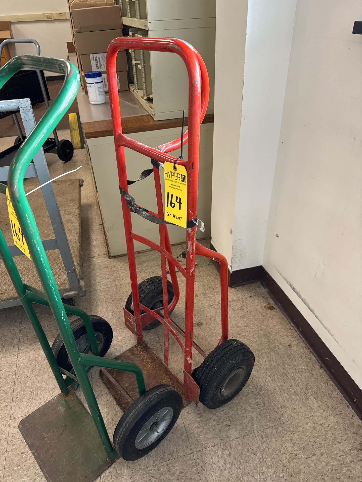LOT OF (2) HAND TRUCKS
