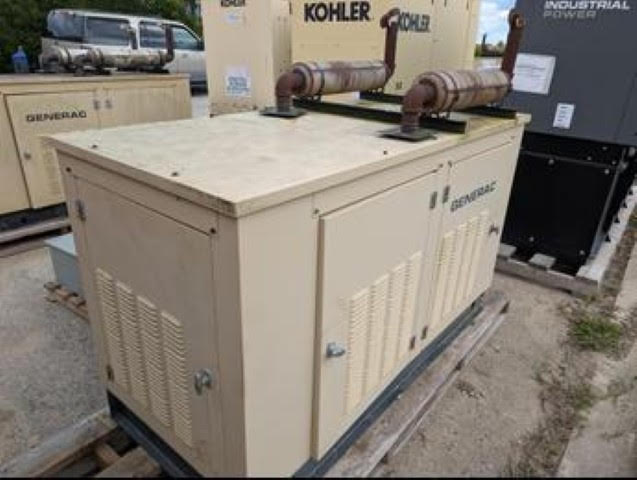 35KW Generac SG035 Nat Gas LP Generator 1ph 120/240 '99 TESTED (SKU: 111211)