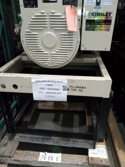 60KW Katolight GM 5.7L 1PH Nat Gas LP Generator NL60GG6 156 Hrs TESTED (SKU: 110687)