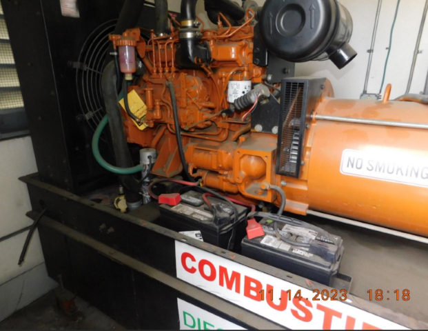 50kW Generac 94A01337-S Diesel Generator 1ph 120/240 '94