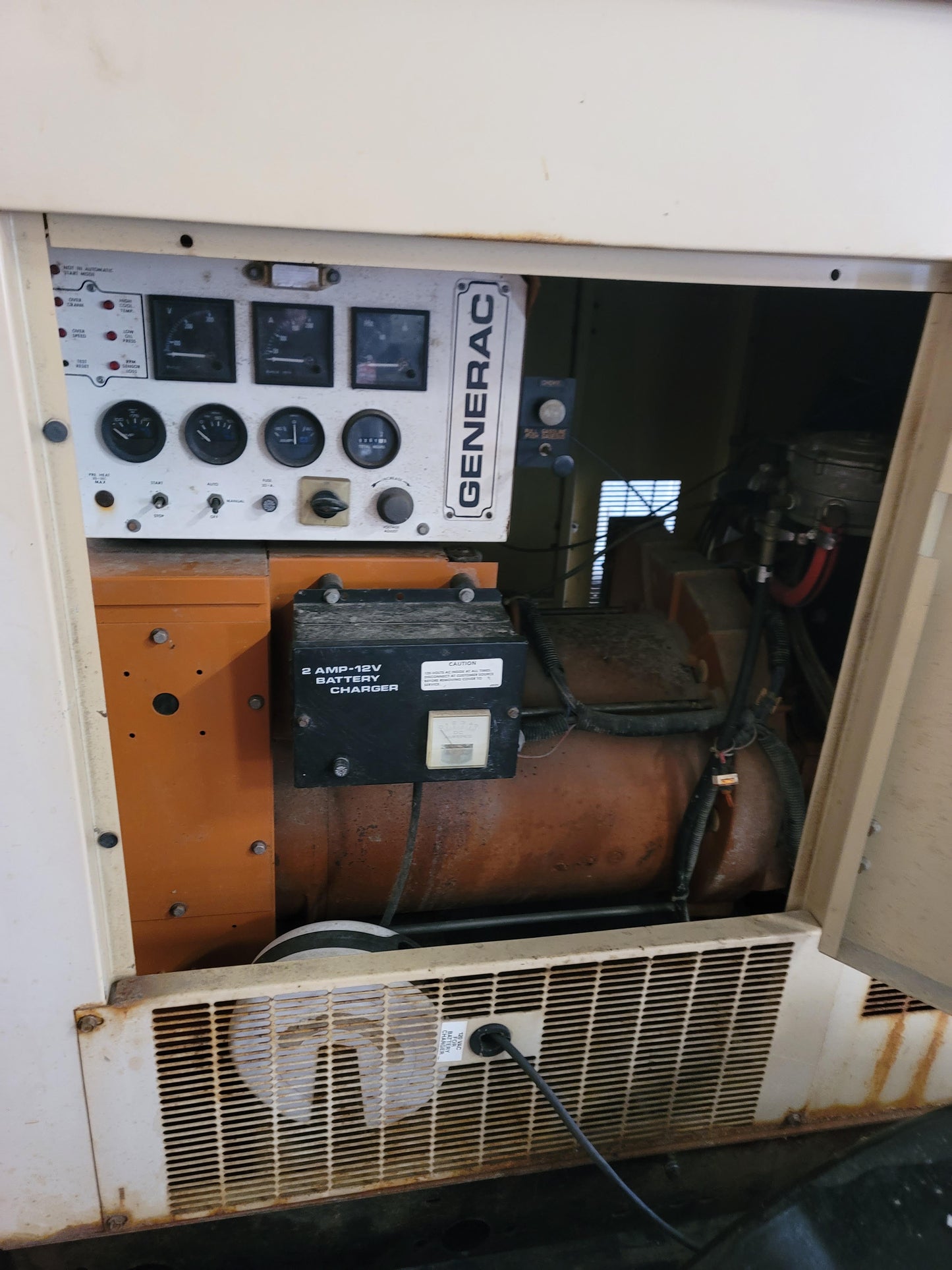 Kohler Ford 50RZ 50kW Standby Generator 49kW Nat Gas LP 1/3 Phase on Trailer