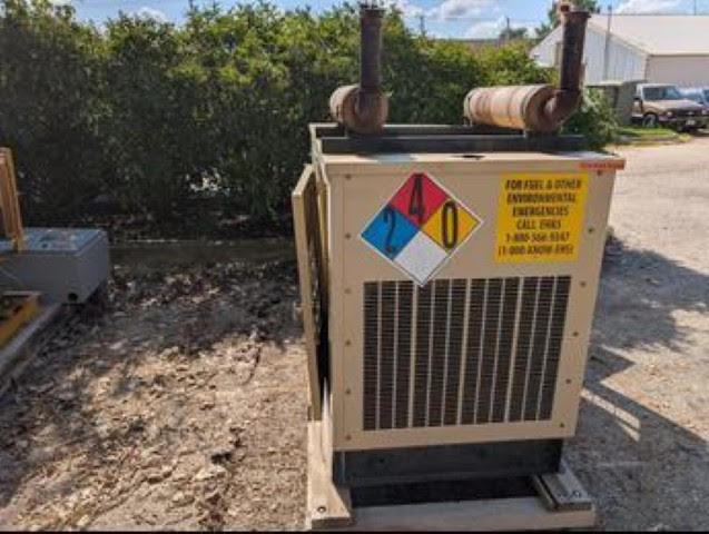 AS-IS 35KW Generac 99-A01479-S NG/LP Generator 1PH '99 AS-IS Non Working