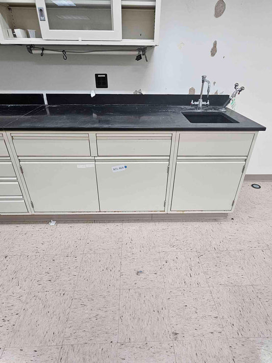 6' Kewaunne Contour Bundled Casework Bench & Sink Faucet Eyewash (SKU: 5398AA)(5398AA)