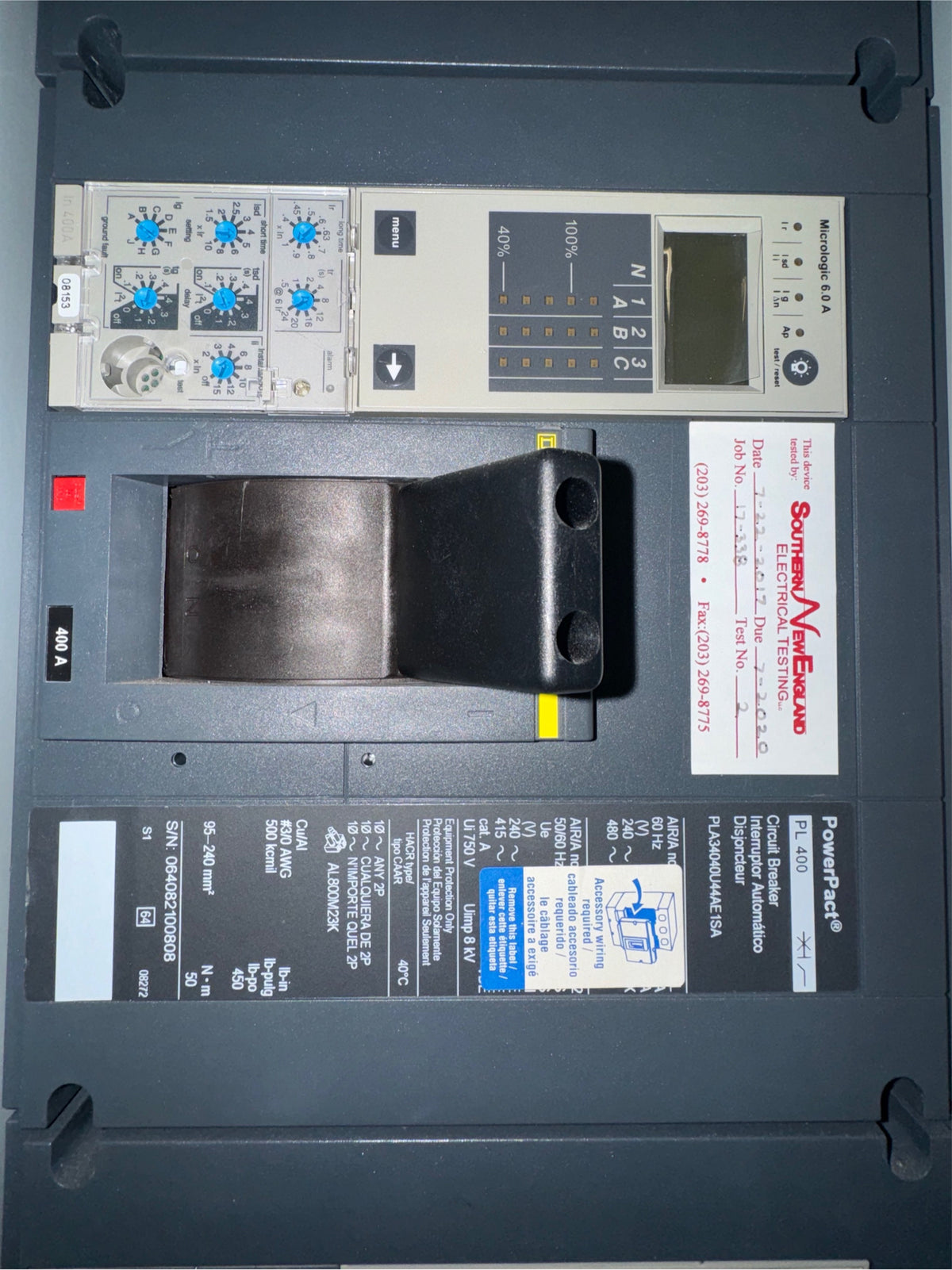 Square D 1200A 480v Masterpact 6 Breaker Distribution w/ 2 Mains & Power Meter(100244)